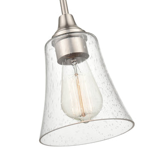 Caily One Light Pendant in Brushed Nickel