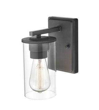 Verlana One Light Wall Sconce in Matte Black