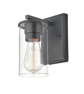 Verlana One Light Wall Sconce in Matte Black