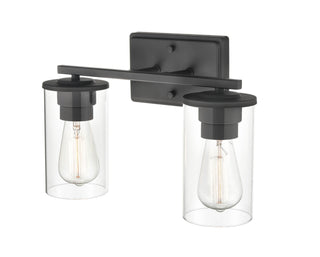 Verlana Two Light Vanity in Matte Black