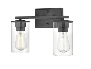 Verlana Two Light Vanity in Matte Black