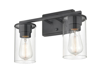 Verlana Two Light Vanity in Matte Black