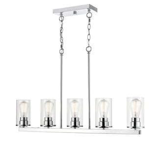Verlana Five Light Pendant in Chrome
