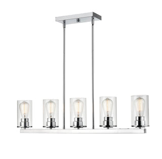Verlana Five Light Pendant in Chrome