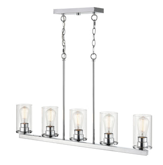 Verlana Five Light Pendant in Chrome