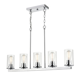 Verlana Five Light Pendant in Chrome