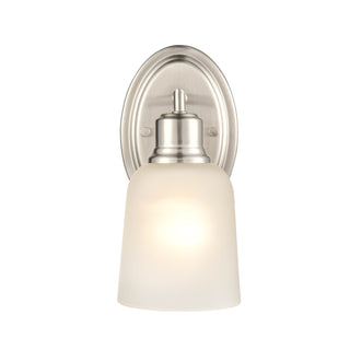 Amberle One Light Wall Sconce in Brushed Nickel