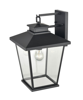 Bellmon One Light Outdoor Hanging Lantern in Powder Coated Black