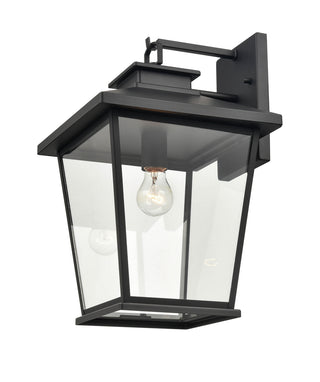 Bellmon One Light Outdoor Hanging Lantern in Powder Coated Black