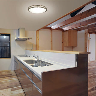 Glamour LED Flush Mount in Brushed Nickel