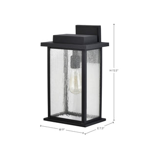 Sullivan One Light Wall Lantern in Matte Black