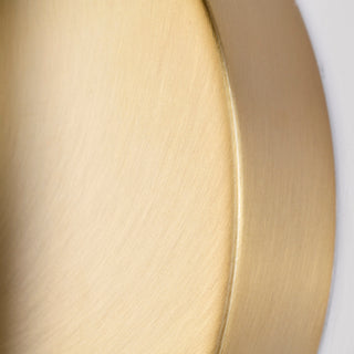 Trilby Two Light Wall Sconce in Matte White / Burnished Brass