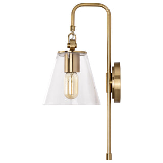 Dover One Light Wall Sconce in Vintage Brass