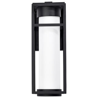 Ledges LED Wall Lantern in Matte Black