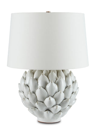Cynara One Light Table Lamp in Antique White