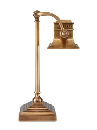 Malvasia One Light Table Lamp in Vintage Brass