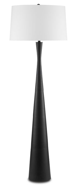 Montenegro One Light Floor Lamp in Matte Black