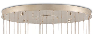 Lazio 36 Light Pendant in White/Silver