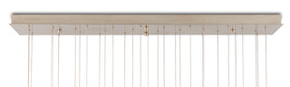 Rame 30 Light Pendant in Copper/Silver