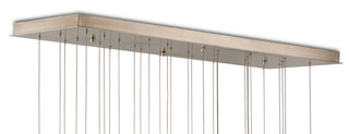 Rame 30 Light Pendant in Copper/Silver