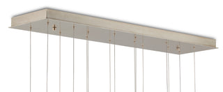 Piero 15 Light Pendant in Sugar White/Silver