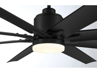 Bluffton 72" Outdoor Ceiling Fan in Matte Black