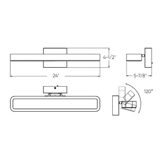 Aria One Light Vanity in Satin Nickel