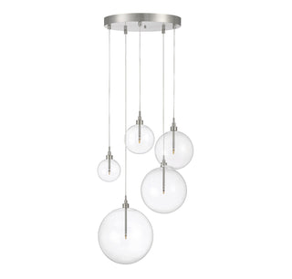 LED Pendant in Brushed Nickel