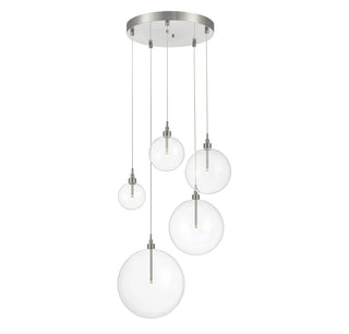 LED Pendant in Brushed Nickel