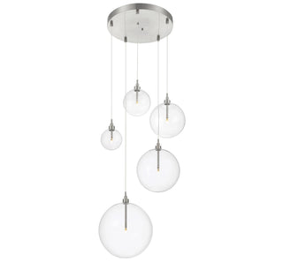 LED Pendant in Brushed Nickel