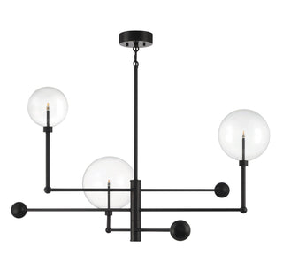 LED Chandelier in English Bronze