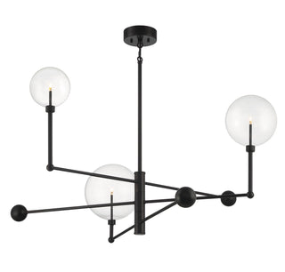 LED Chandelier in English Bronze