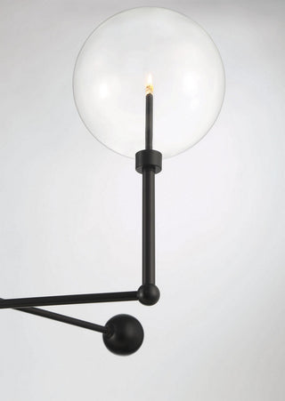 LED Chandelier in English Bronze