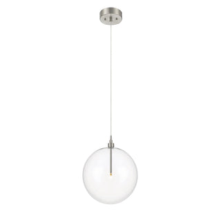 LED Pendant in Brushed Nickel