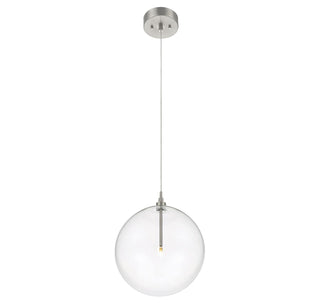 LED Pendant in Brushed Nickel