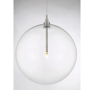 LED Pendant in Brushed Nickel