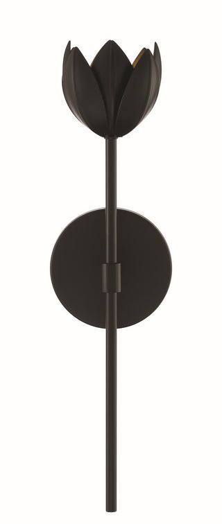One Light Wall Sconce in Matte Black