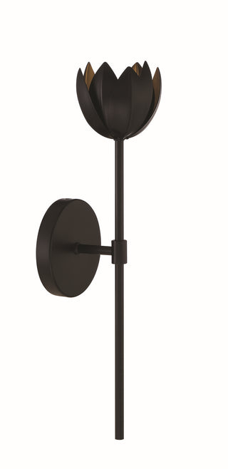 One Light Wall Sconce in Matte Black