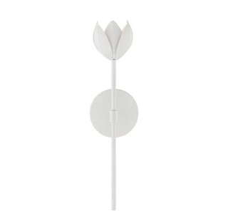 One Light Wall Sconce in White
