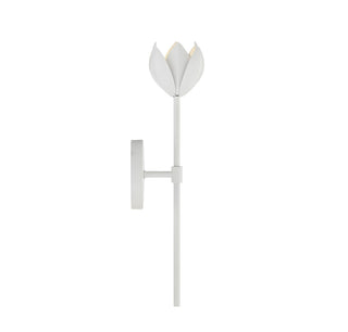 One Light Wall Sconce in White