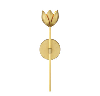 One Light Wall Sconce in True Gold