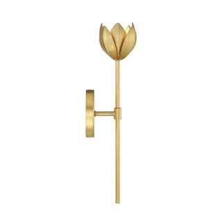 One Light Wall Sconce in True Gold