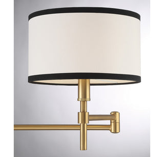 One Light Wall Sconce in Natural Brass