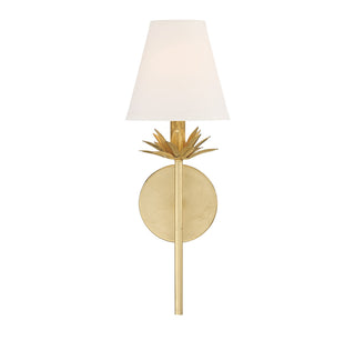 One Light Wall Sconce in True Gold