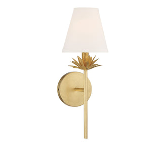 One Light Wall Sconce in True Gold