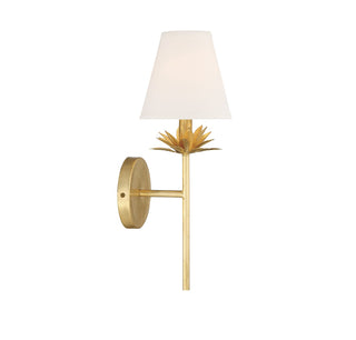 One Light Wall Sconce in True Gold