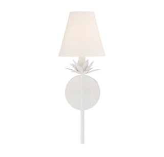 One Light Wall Sconce in White