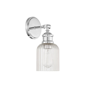 One Light Wall Sconce in Chrome
