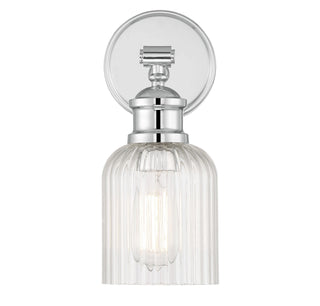 One Light Wall Sconce in Chrome