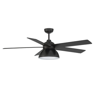 52" Ceiling Fan in Matte Black